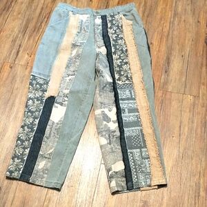 Patchwork Women Pants - Multicolor